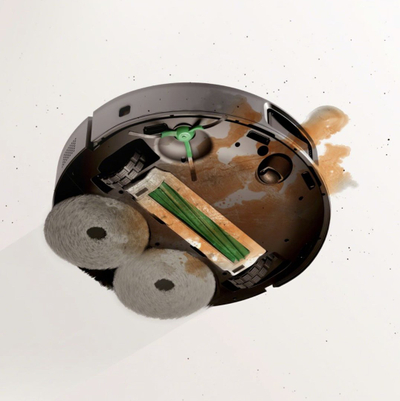 Robot fshesë iRobot Roomba Combo 505 Plus, AutoWash Dock, pastrim dhe larje, i zi
