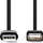Kabllo USB Nedis CCGL60010BK10, USB 2.0, 1m, e zezë