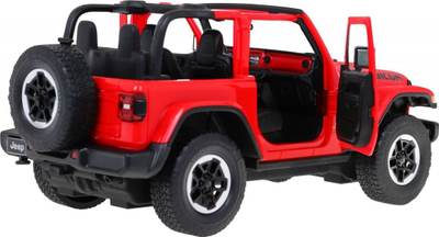 Makinë me pult Rastar Jeep Wrangler JL, shkallë 1:14, drita LED, portokalli