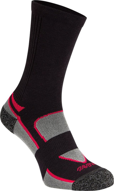Çorape sporti Avento për goca, set me 2 palë, nr. 39/42, gri me fuchsia