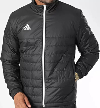 Xhaketë stërvitje Adidas Entrada 22 M IB6070, poliestër, me zinxhir, e zezë