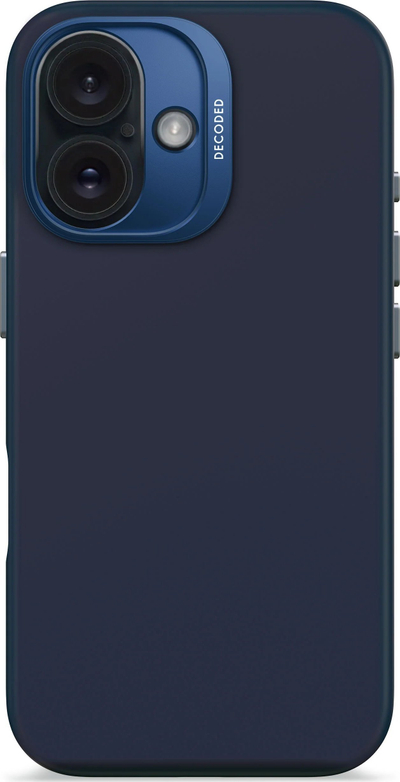 Mbulesë telefoni Decoded AntiMicrobial Silicone, për iPhone 16, MagSafe, blu navy