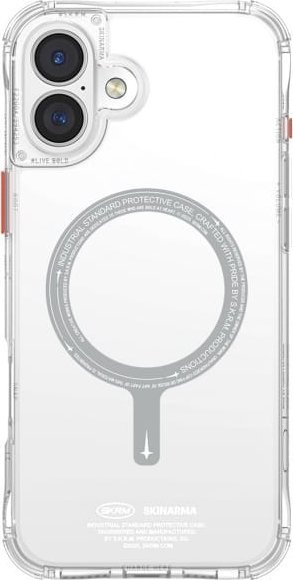 Mbulesë telefonu Skinarma Saido për iPhone 16 Plus, magnetike MagSafe, transparente