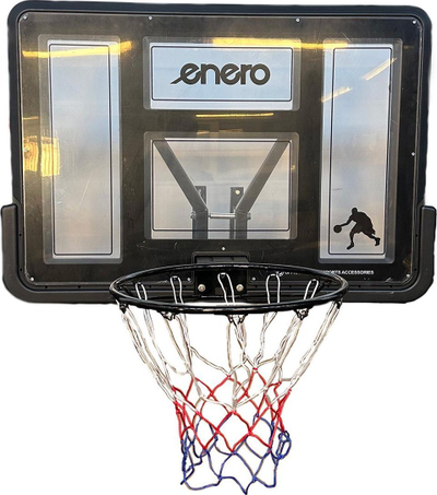 Panel basketbolli Enero Typhoon, 110 x 75cm, montim në mur, shumëngjyrësh