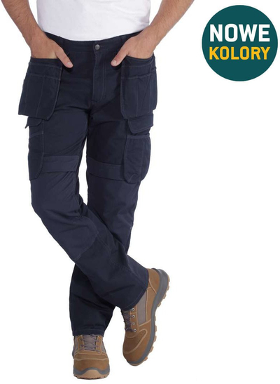Pantallona cargo Carhartt Full Multi Pocket, W32 L32, blu e errët