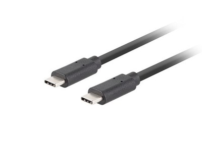 Kabllo Lanberg, USB Type-C / USB Type-C, 0.5 m, e zezë