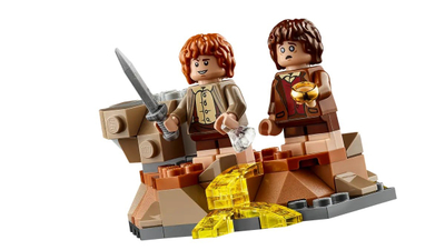 Set ndërtimi LEGO Icons The Lord of the Rings Barad-dur, model koleksionues i detajuar, kulla e zezë