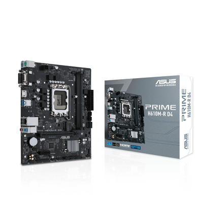 Матична плоча ASUS PRIME H610M-R D4 Intel H610 LGA 1700 micro ATX