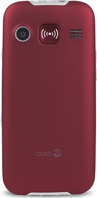 Telefoni Doro Primo 366, 2.3", me butona të mëdhenj, i kuq