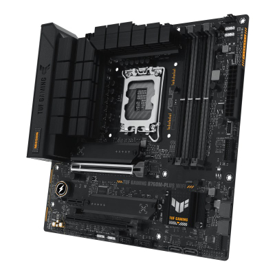 Pllakë amë ASUS TUF B760M PLUS WIFI, LGA1700, DDR5, e zezë