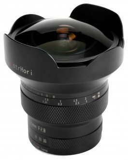 Објектив AstrHori 12mm F2.8 Fisheye, за Nikon Z, ултра широк, црн