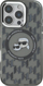 Kapak telefoni Karl Lagerfeld Monogram K&amp;CH, me MagSafe, për iPhone 16 Pro, i zi