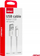 Kabllo karikimi AMiO 03895, USB në Lightning, 1m, e bardhë