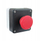 Stacion komandimi Emas T0-P1C400E40, buton emergjence 40mm 1NO, i zi-gri