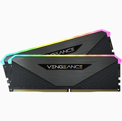 Меморија RAM CORSAIR Vengeance RGB RT 16GB, DDR4 3600MHz, 2x8GB, за десктоп