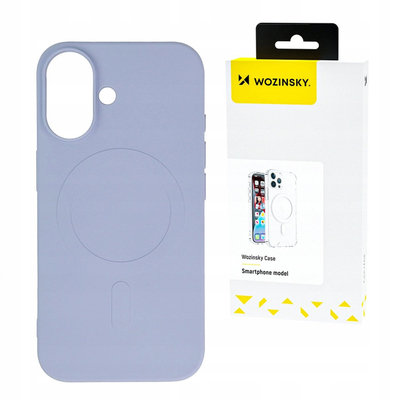 Калеф за телефон Wozinsky Liquid Silicone MagSafe за Samsung Galaxy S25 Plus, течен силикон, виолетов