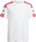 Fanellë futbolli adidas Squadra 21 Junior, AeroReady, për kalamaj, e bardhë me të kuqe