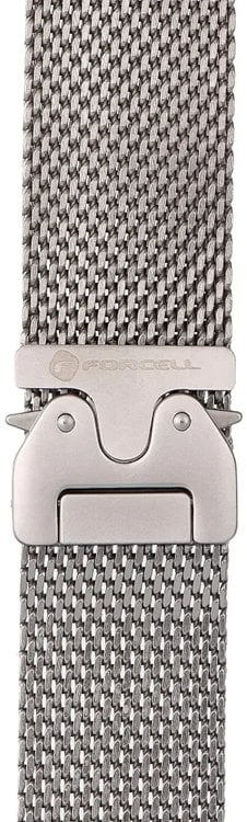 Rrip ore Forcell F-DESIGN FA11, për Apple Watch 38 40 41 mm, çelik inox, argjendtë