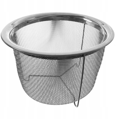 Shportë për skuqje ORION 124484, çelik inox, 21 cm, argjendtë