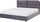 Shtrat Beliani Batilly Ottoman, 180 x 200 cm, kadife, gri