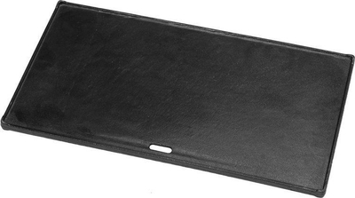 Plakë grili Yato prej gize Cast Iron Plate 41x22, 2 në 1, e zezë