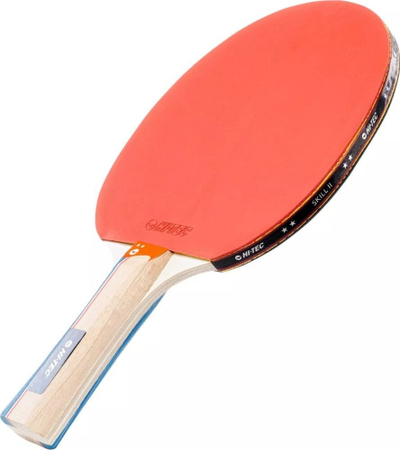Raketë tenisi tavoline Hi-Tec Skill II 92800438374, sfungjer 1.8 mm, dorezë konkave, shumëngjyrëshe