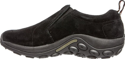 Këpucë slip-on Merrell Jungle Moc, për burra, lëkurë, të zeza