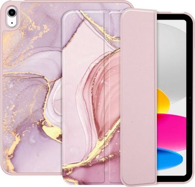 Mbulesë tableti Tech-Protect SC Pen, për iPad 10.9" 2022, me pamje mermeri