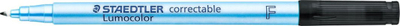 Stilolaps whiteboard Staedtler Lumocolor Correctable, majë e hollë, i zi