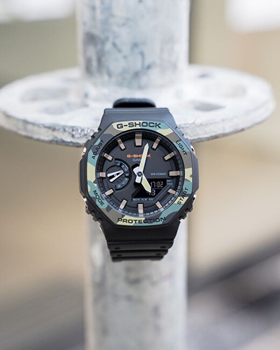 Orë për meshkuj Casio GA-2100SU-1AER (619), e zezë