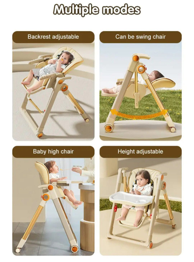 Karrige ushqimi Baby Center Melandi, +6 muaj, bezhë