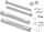 Kasa serveri Intel SR2400, 2U rack-mount, me furnizim redundant 700W, gri metal