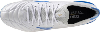 Këpucë futbolli Mizuno Morelia Neo IV Beta Elite Mix P1GC244225, për bar natyral, për meshkuj, të bardha