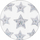 Ngjitësa dekorativë Craft with Fun Christmas Stickers Convex Stars, yje 3D, për Krishtlindje
