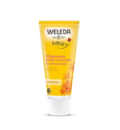 Бебешки крем за лице и тело Weleda, 75 мл