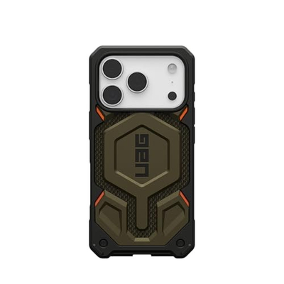 Mbulesë telefoni UAG Monarch Pro për iPhone 17 Pro, kompatibile me MagSafe, Kevlar, jeshile Element