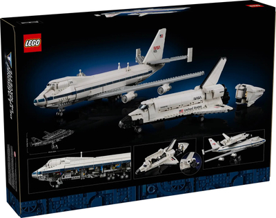 Lodër konstruktore LEGO Icons 10360 Shuttle Carrier, 2417 pjesë, për të rritur, shumëngjyrëshe