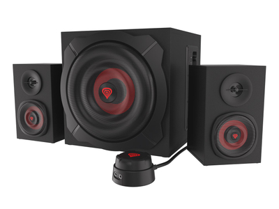Звучници 2.1 Genesis Helium 610BT, 60W, блутут, црно дрво
