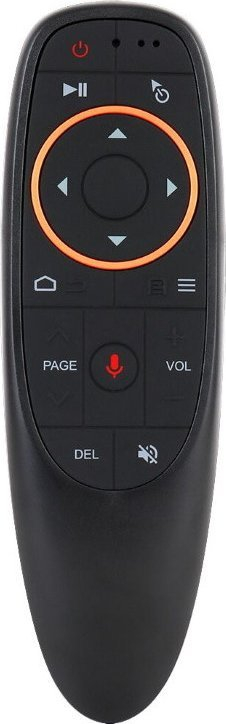 Telekomandë universale Riff G10s për Smart TV, air mouse 2.4G, me mikrofon zëri, e zezë