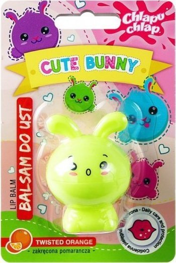 Сјај за усни Chlapu Chlap Cute Bunny Twisted Orange, арома на портокал