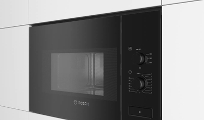 Mikrovalë e integrume Bosch Series 4 BFL520MB0, 20L, 800W, e zezë