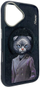 Kopertinë telefoni Nimmy Magnetic Fashion Cute Pet MagSafe për iPhone 16, magnetike, me dizajn kafshësh, e zezë