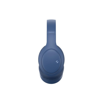 Kufje wireless Havit H633BT, Bluetooth 5.3, 20 orë bateri, blu