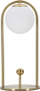 Llambë tavoline Mauro Ferretti Glamy Arc, 47cm, 1xE14 40W, ari me të bardhë