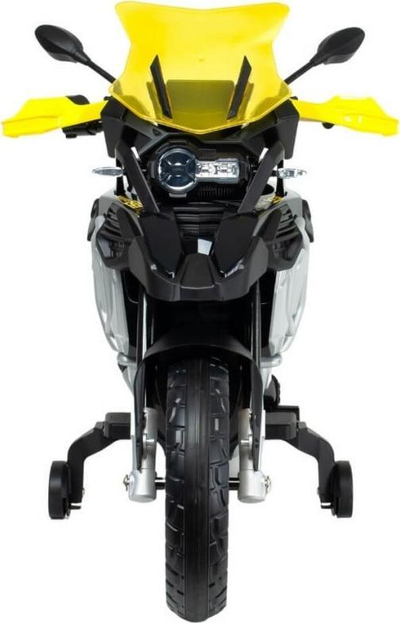 Motor elektrik për kalamoj Injusa BMW R1250, 12V, 6 km/h, i zi me të verdhë