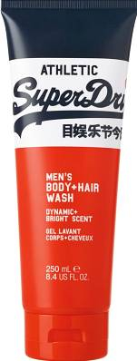 Shampo për flokë dhe trup Superdry Athletic, 250 ml