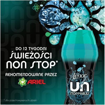 Perla aromatike për rroba Lenor Unstoppables Fresh, 495g