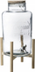 Dispenser pijesh Secret de Gourmet Original, 8L, qelq me mbajtëse druri, transparent