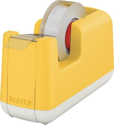 Dispenser shirit ngjitës Leitz Cosy, deri 19 mm x 33 m, i verdhë