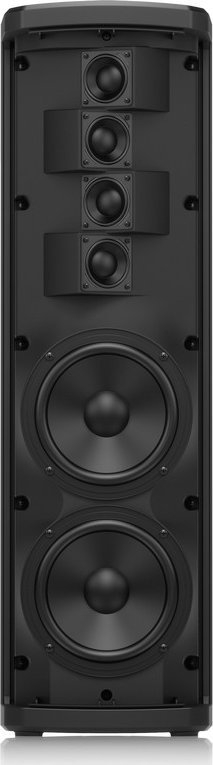 Kuti altoparlanti Turbosound INSPIRE iP300, kolonë aktive me mikser mrena, ngjyrë e zezë